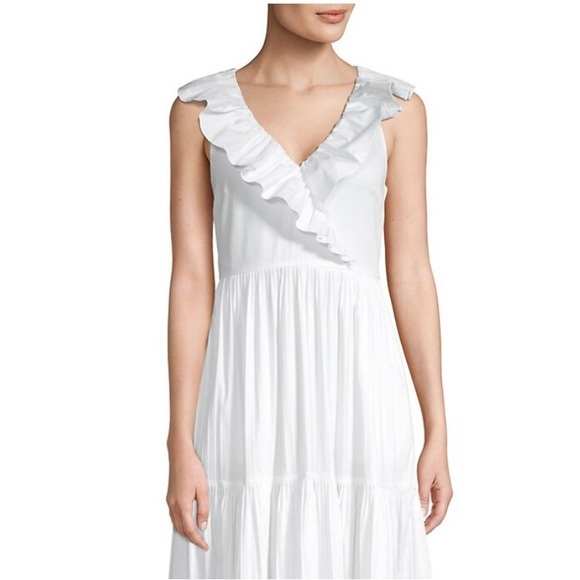 kate spade new york Ruffled Neck Poplin Dress - Picture 4 of 16